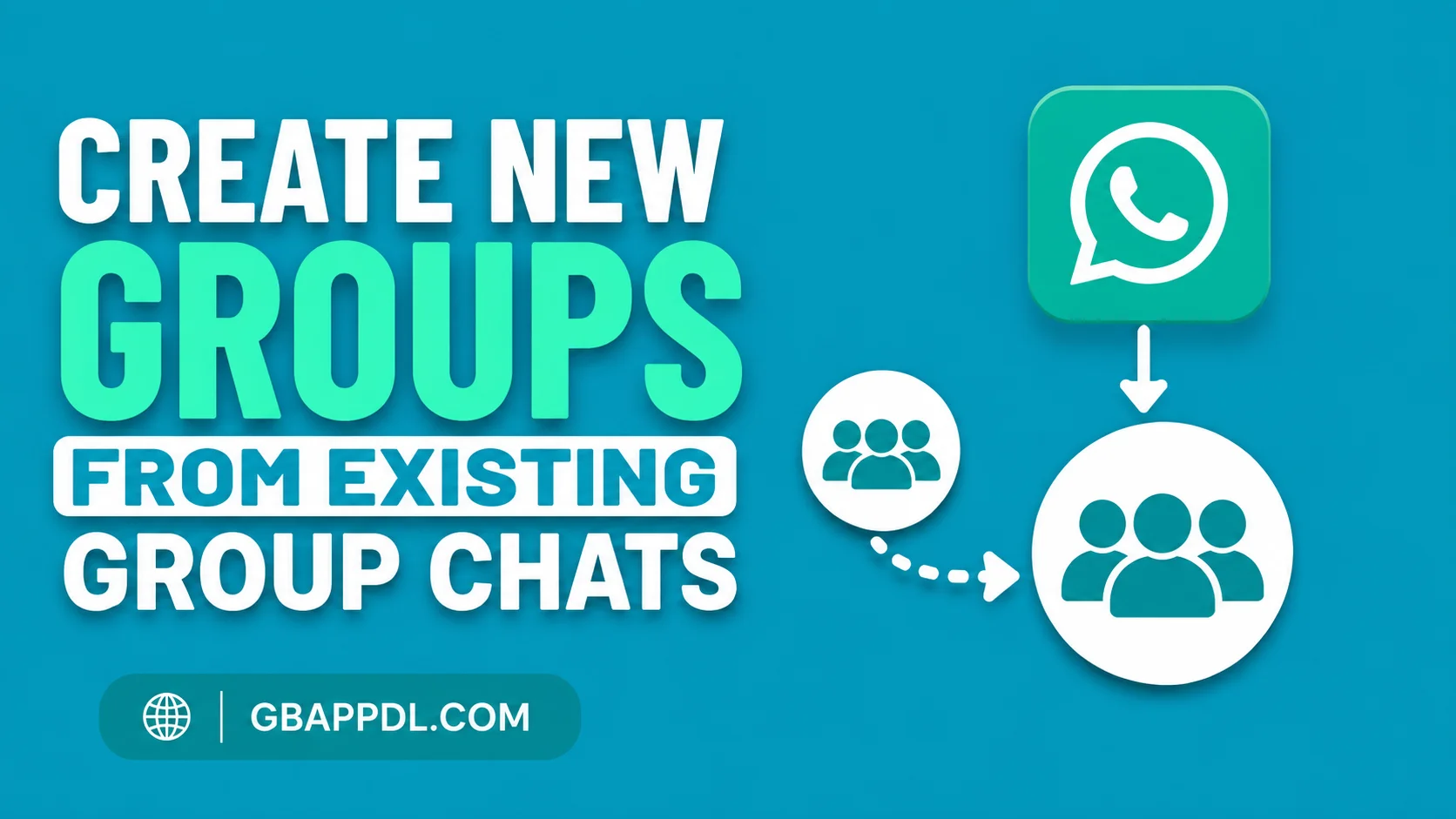 Create New Groups from Existing Group Chats